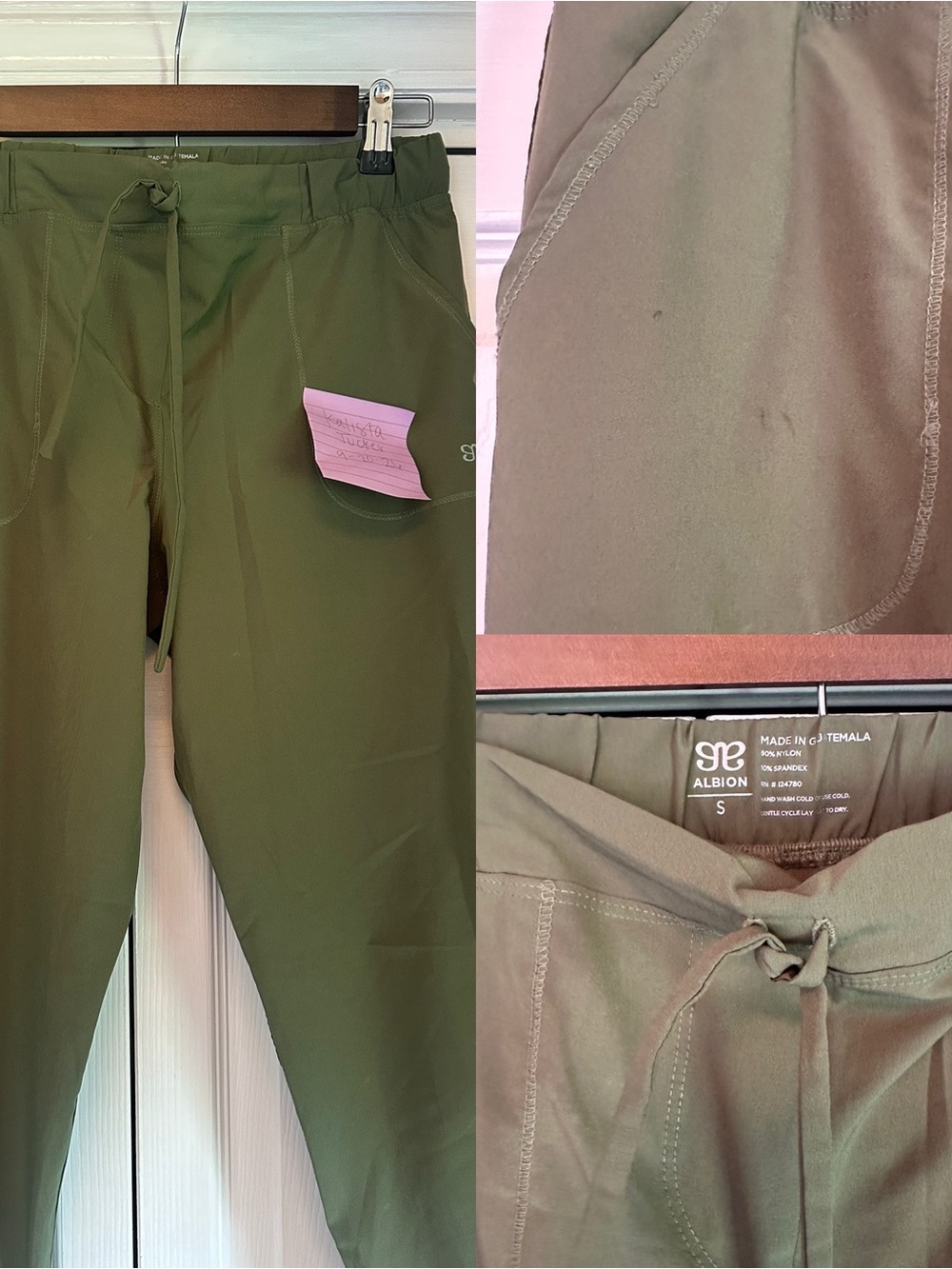 Albion Joggers Olive Green Pants